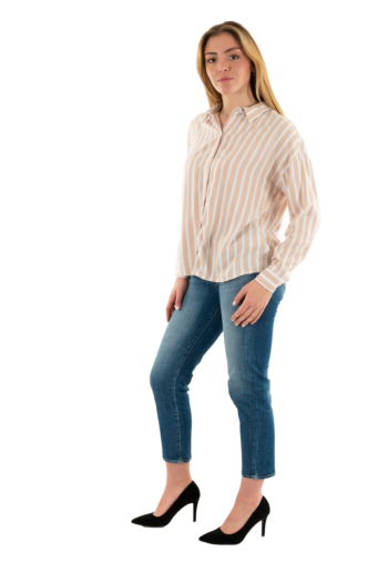 Chemisier la petite etoile clara 13 beige/ecru