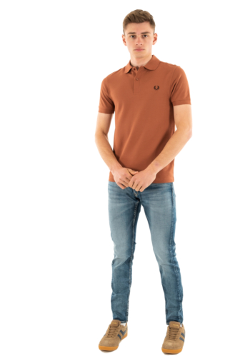 Polos fred perry plain y52 cinnamon/crbrick