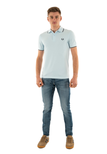 Polos fred perry mm3600 y25 lgic/swhi/tnsbl