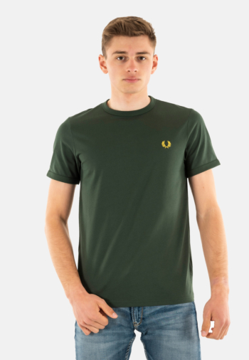 Tee shirt fred perry m3519 x89 court green