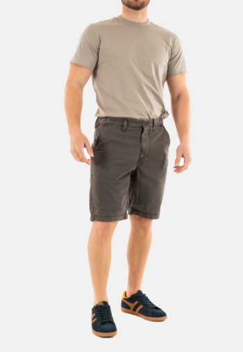 Shorts bermudas superdry vintage officer chino hnk washed grey