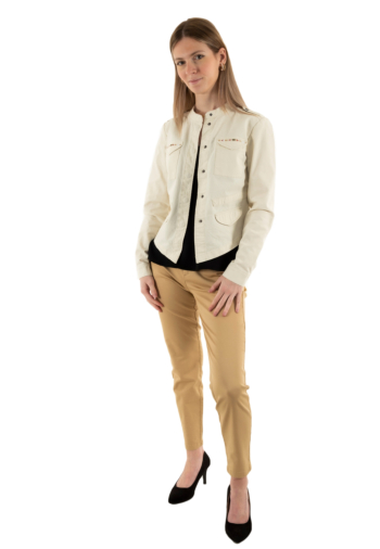 Blousons et vestes only austin birch w multi color emb