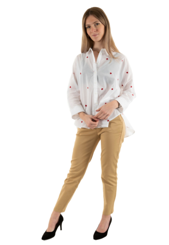 Chemisier only new lina grace bright white heart