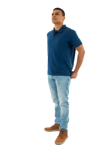 Polos the north face essential regular d1r estate blue