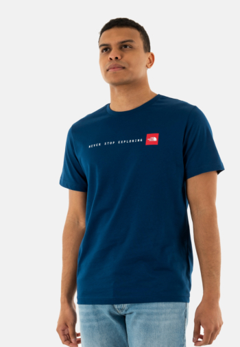 Tee shirt the north face men’s s/s never stop exploring tee d1r estate blue