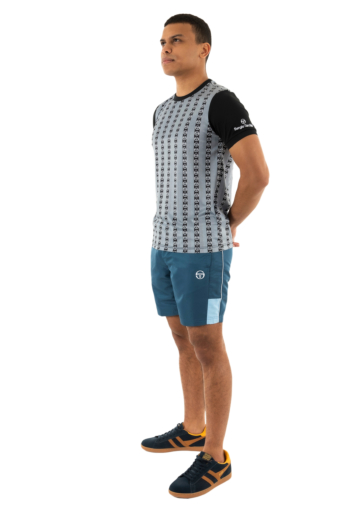 Tee shirt sergio tacchini morgana 2005-blk/wht