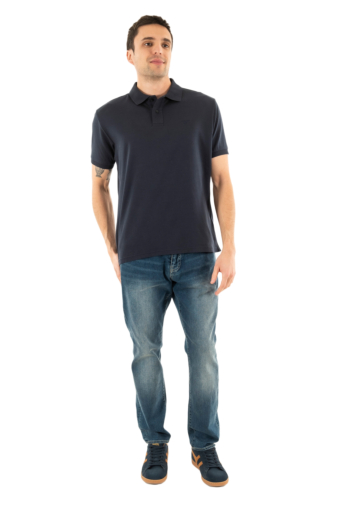 Polos barbour hylton interlock tailored fit polo shirt ny91 navy