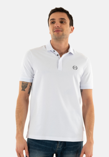 Polos armani exchange 8nzf91 1100 white