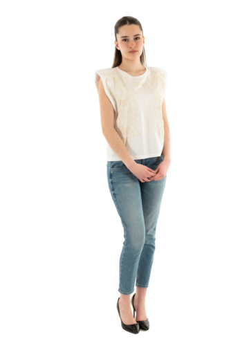 Tee shirt bsb 053-210078 off white