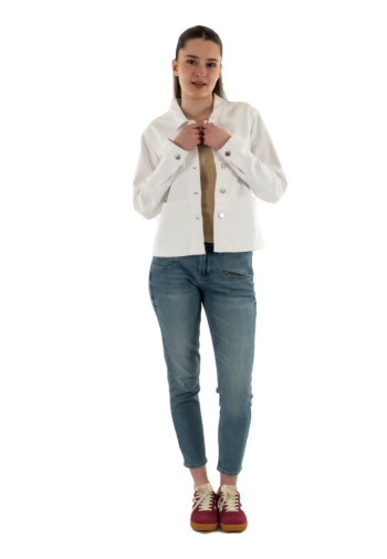 Blousons et vestes saint james ste tea blanc