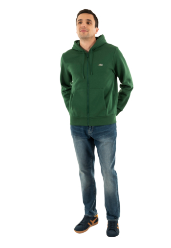 Sweat lacoste sh9626 132 vert
