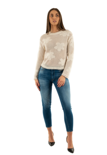 Pull leger morgan 251-mringa ivoire