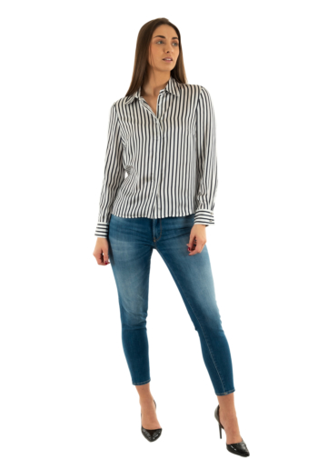 Chemisier morgan 241-chichi multico /marine off white