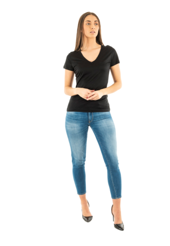 Tee shirt guess jeans w5gp31 jblk jet black a996