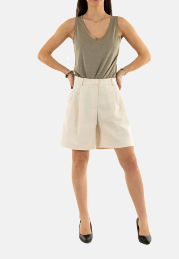 Short bermuda grace & mila pastel_13090 ecru