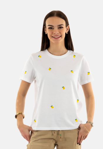 Tee shirt only ketty bright white lemon