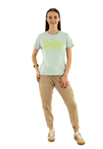 Tee shirt superdry vl neon slim sw1 harbour grey