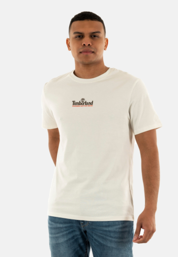 Tee shirt timberland washed back on the road graphic cm91 vintage white