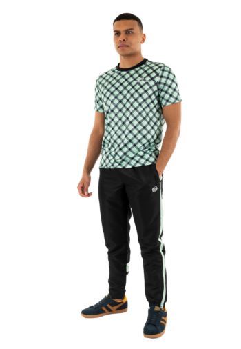 Tee shirt sergio tacchini tartan 2007-blk/beg