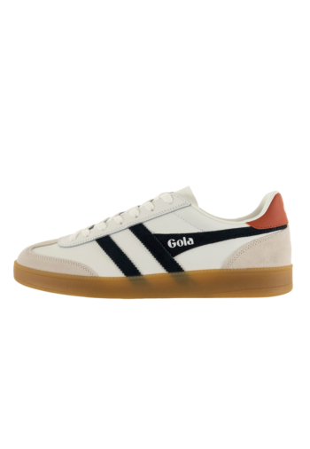 Baskets basses gola viper leather wu white/navy/rust/gum