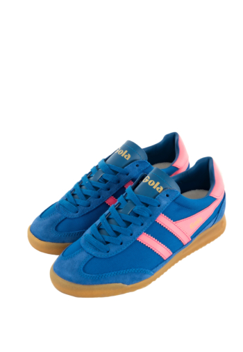 Baskets basses gola tornado military xk sapphire/fluro pink