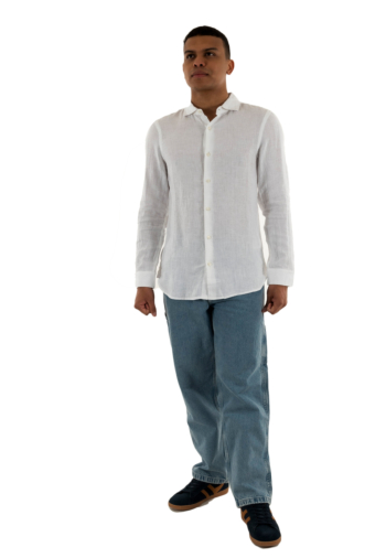 Chemise superdry vacation l/s linen 01c optic