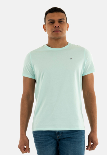 Tee shirt tommy jeans dm0dm04411 l6v spring mint