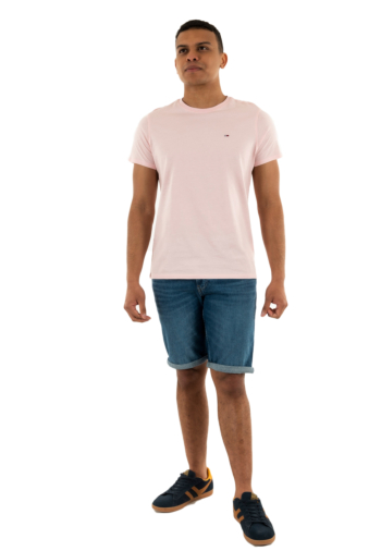 Tee shirt tommy jeans dm0dm04411 th3 precious pink