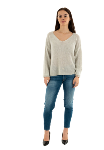 Pull leger bsb 053-260013 creme