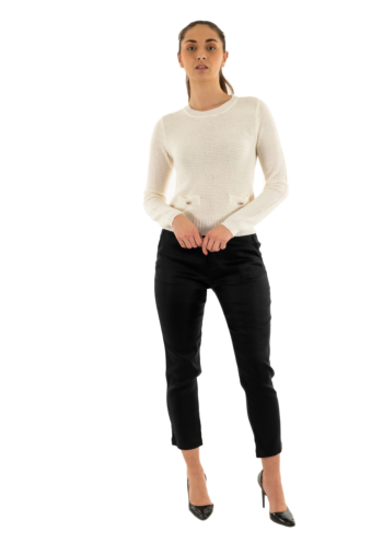 Pull leger morgan 251-msuni ivoire