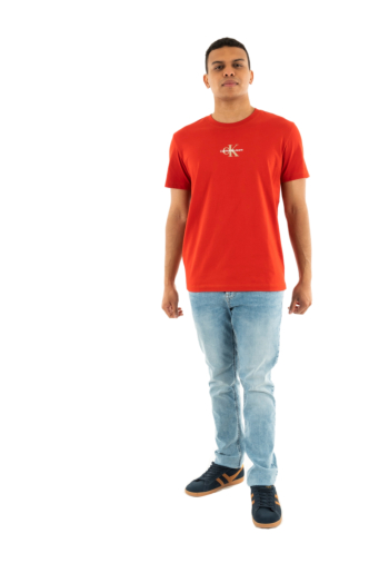 Tee shirt calvin klein jeans monologo xni deep magma