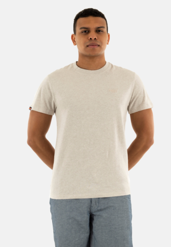 Tee shirt superdry m1011245a 8zu oat cream marl