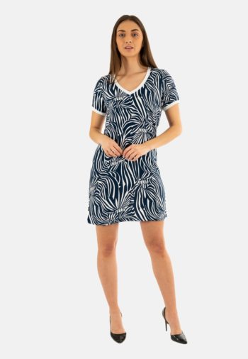Robe sun valley tieli 6420 bleu marine