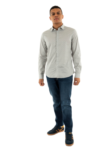 Chemise armani exchange xm000625 f0044 off white hourglass