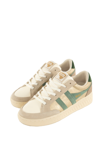 Baskets basses gola superslam yx gld/green mist/evergreen
