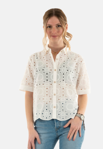 Chemisier lola espeleta ch140s25 106 off white