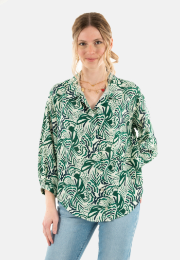 Chemisier lola espeleta ch030s25 441 jungle