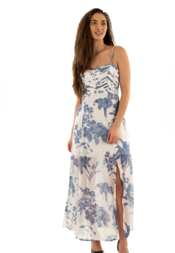 Robe guess jeans w5gk0l p7wq dreaming lilies prin