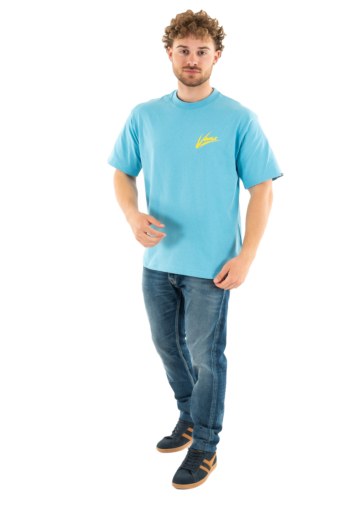 Tee shirt vans brush script loose e2w1 heritage blue