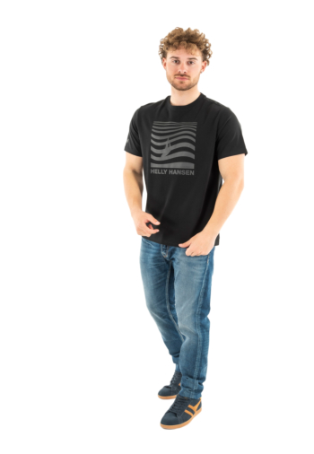 Tee shirt helly hansen shoreline 990 black