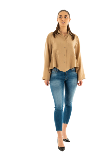 Chemisier please c0tt 1806 camello