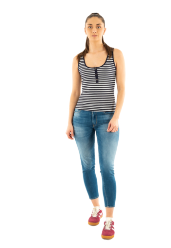 Debardeurs morgan dbianca offwhite/marine