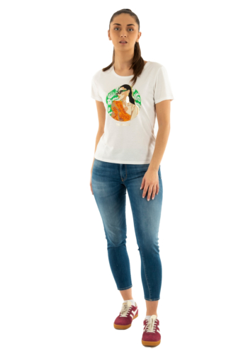 Tee shirt morgan 251-dpinup off white