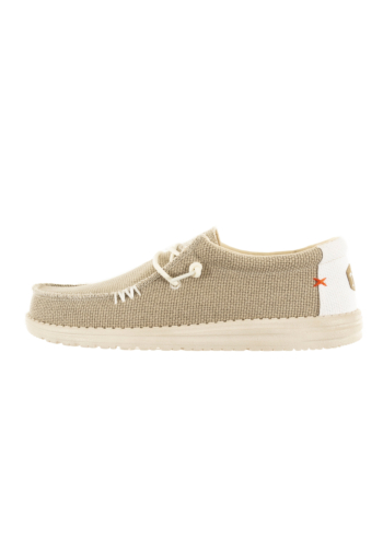 Chaussures bateau hey dude wally braided 1lb off white