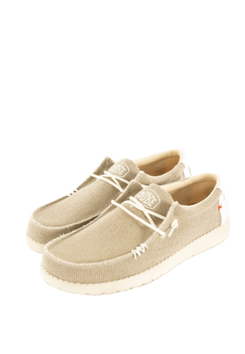 Chaussures bateau hey dude wally braided 1lb off white
