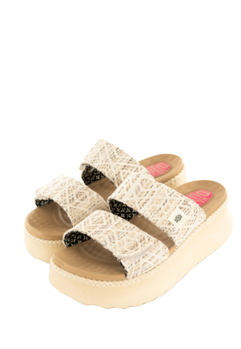 Sandales - nu-pieds hey dude delray slide surf baja 2ug tan/multi