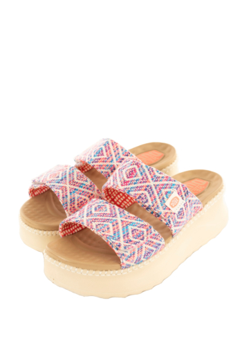 Sandales - nu-pieds hey dude delray slide surf baja 4uz blue/pink/multi