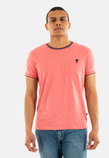 Tee shirt Benson & Cherry tebeau corail