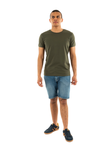 Tee shirt Benson & Cherry twist kaki