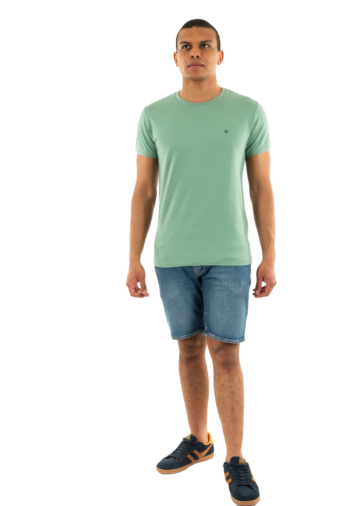 Tee shirt Benson & Cherry twist vert d'eau